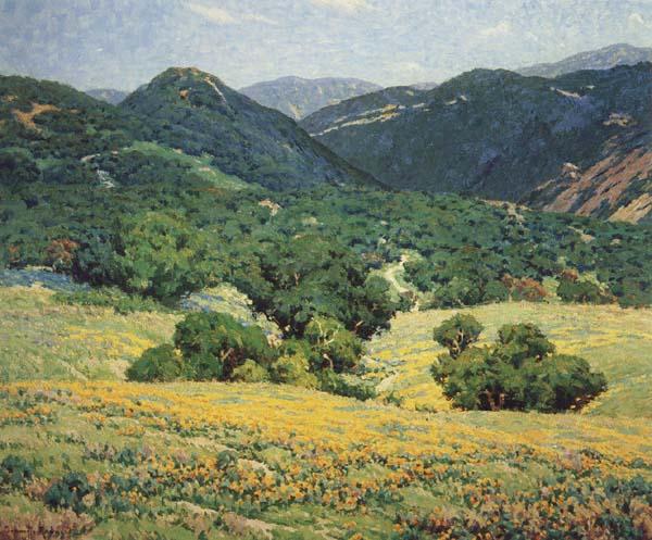 Granville Redmond Southern California Hills,n.d oil painting image
